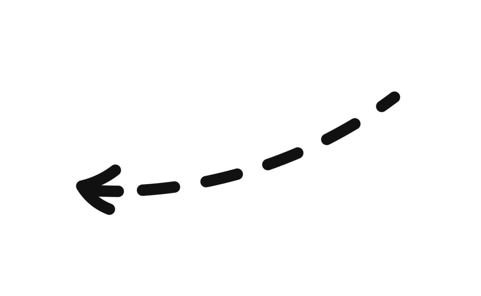A black and white illustration of a line going down vector