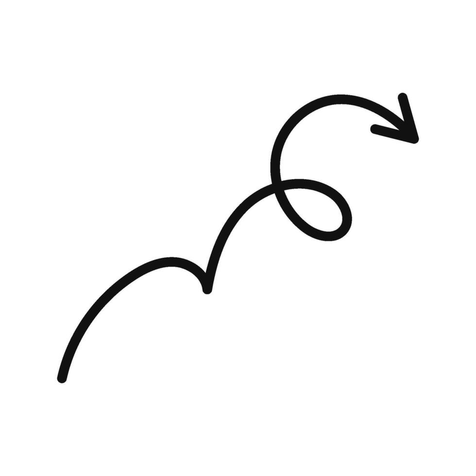 A black and white drawing of a person going up a hill vector