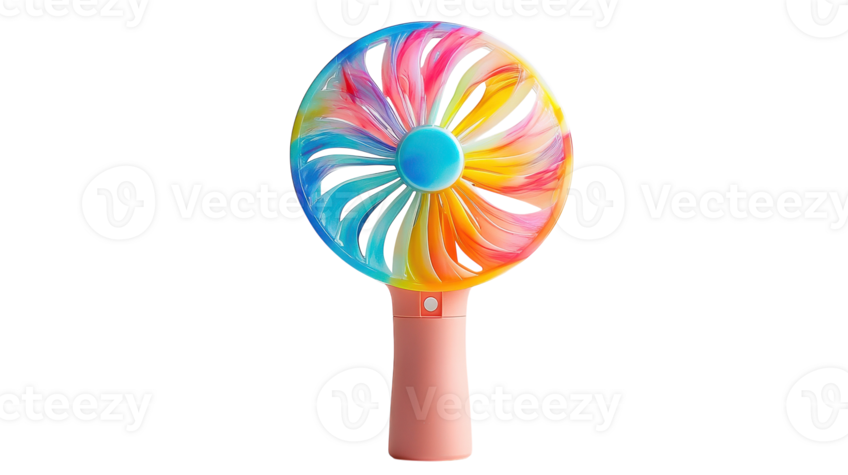 Travel Sized Fan with a Colorful Design for Your Outdoor Adventures and Daily Use to Stay Cool and Comfortable. png