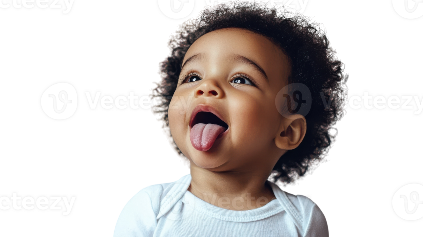 Playful Toddler Sticking Out Tongue for Adorable Childhood Photos and Creative Marketing Materials. png