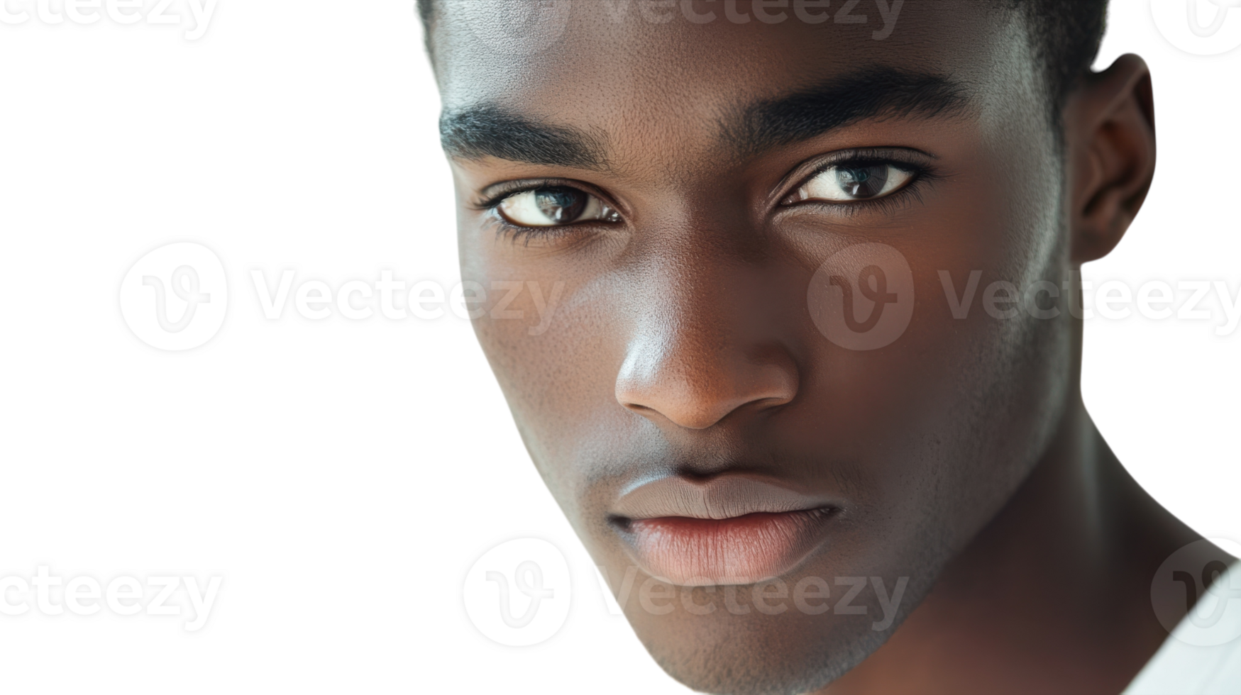 Young Man with Determined Expression Focused on Achieving Goals and Overcoming Challenges. png