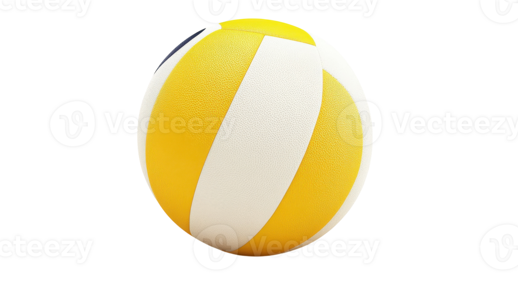 High-Quality Beach Volleyball Isolated on a White Background Perfect for Sports Material, Promotions, and Event Illustrations. png