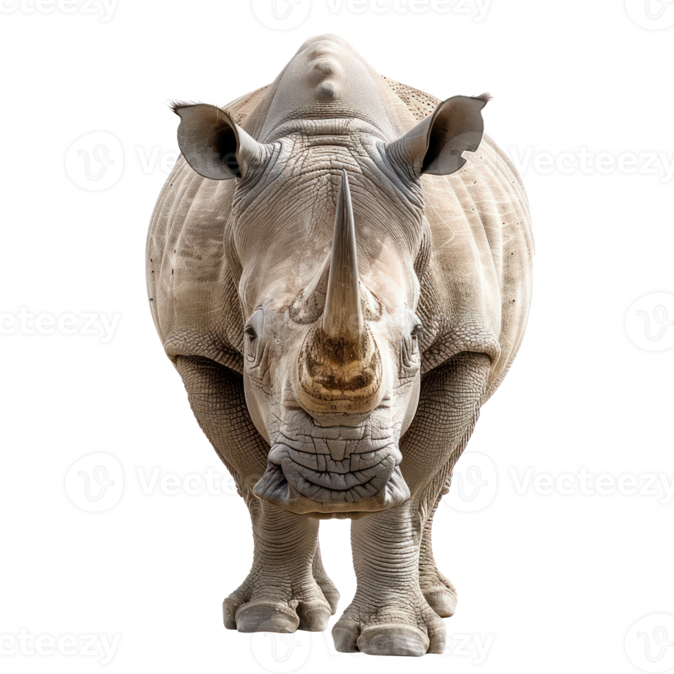 rhino rhinoceros on transparency background png