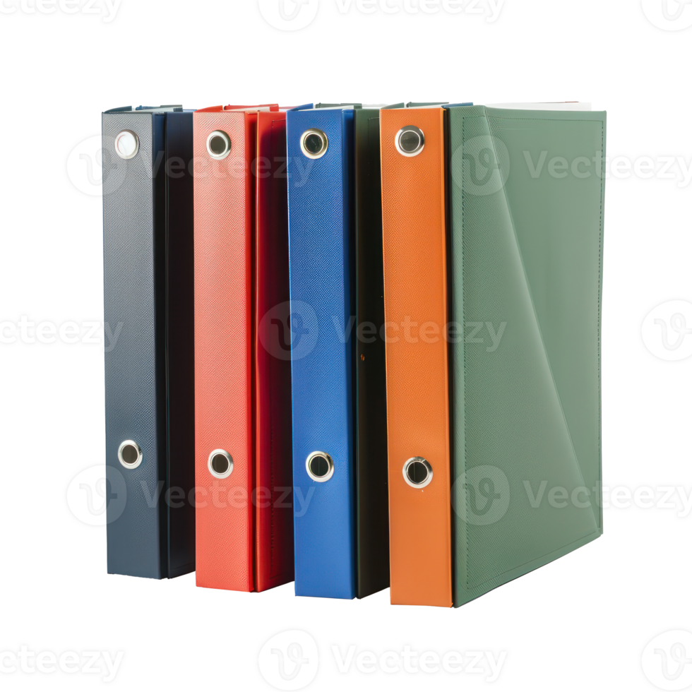 Binders full body isolate on transparency background, png