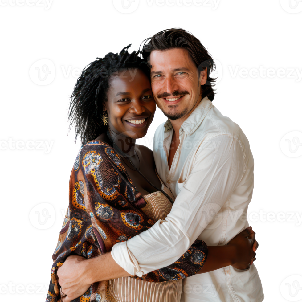 a man and woman hugging each other png