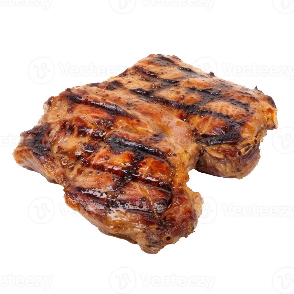 grilled pork chops on a transparency background png
