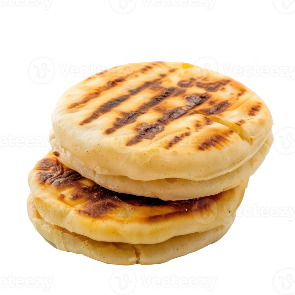 two pita breads on a transparent background png
