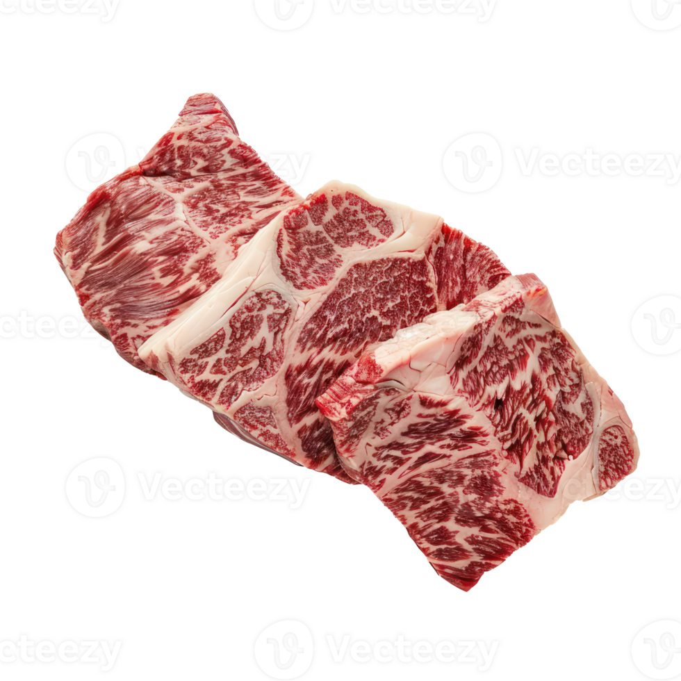 steak raw meat isolate on transparent background png