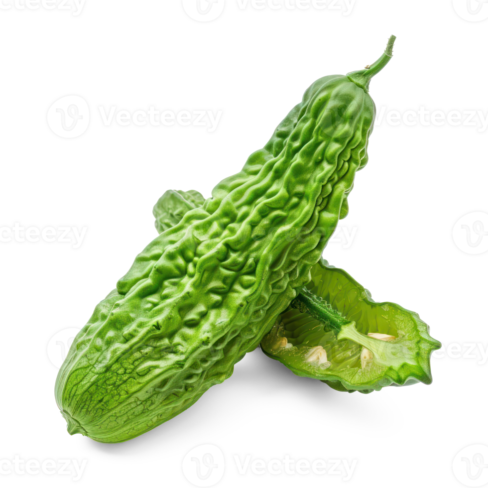 green cucumber on transparent background png