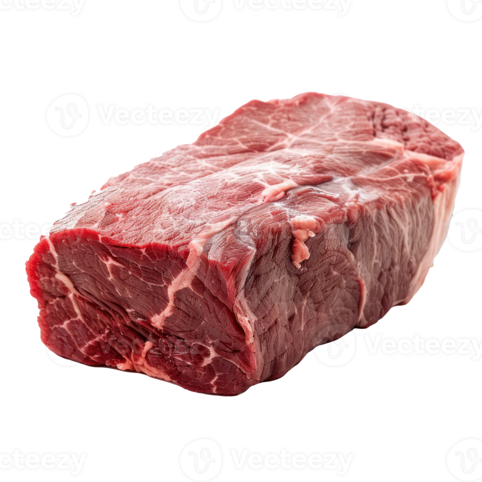 raw beef steak on a transparent background png