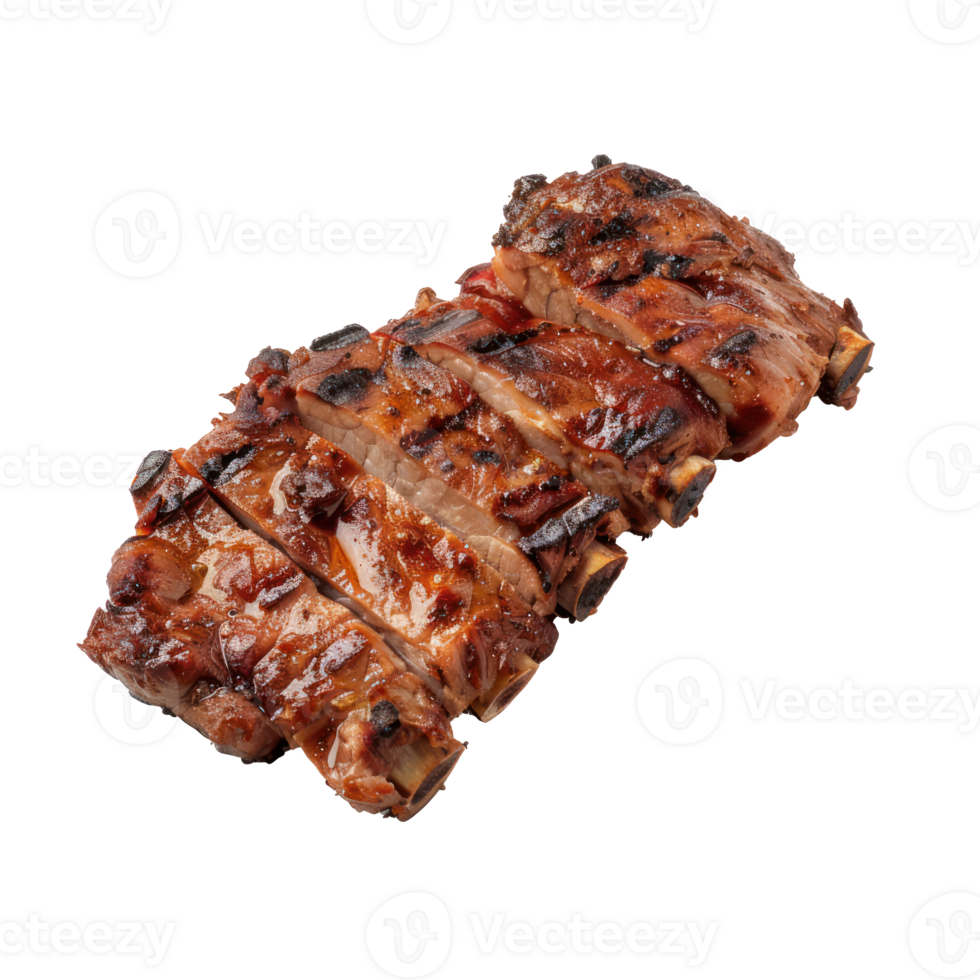 ribs on a transparent background png