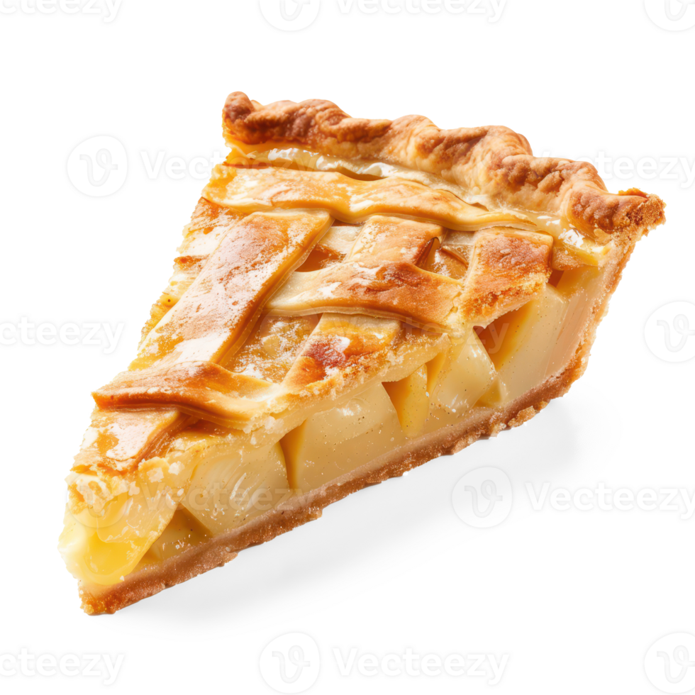 apple pie isolate on transparent background png