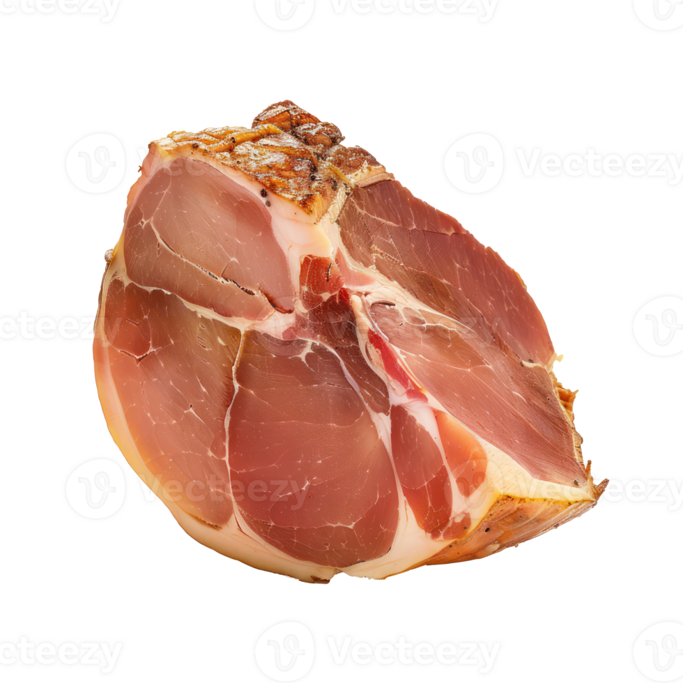 a piece of ham on a transparent background png