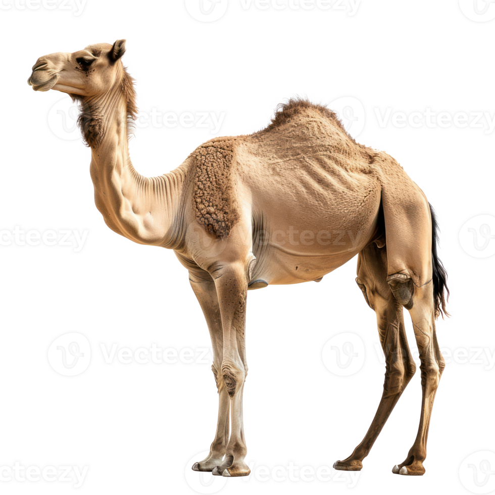 a camel standing on a white background png