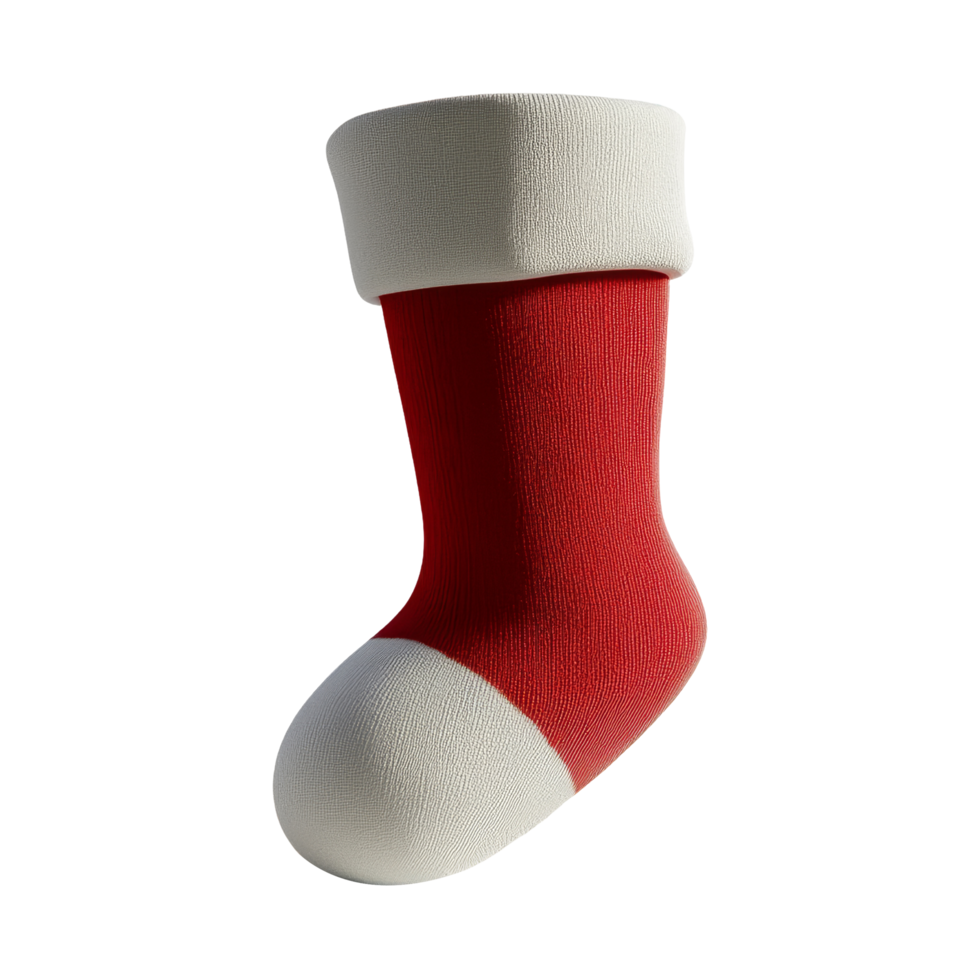 Festive holiday sock cozy living room decorative item indoor close-up seasonal cheer png