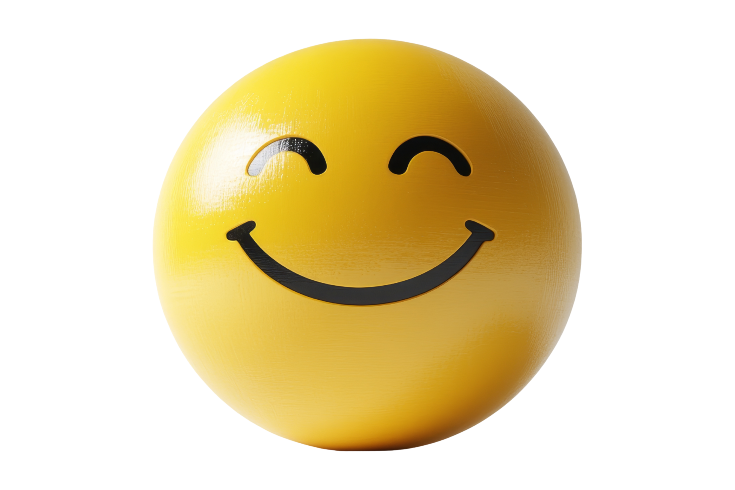 Happy smiley face icon digital art minimalistic style bright colors cheerful vibe png