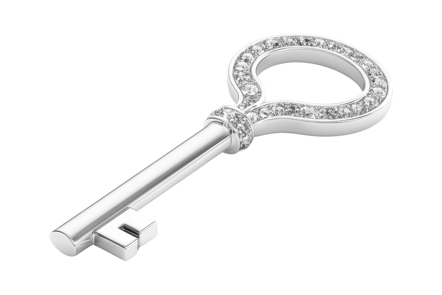 Key symbol front view conceptual image for seo impact png