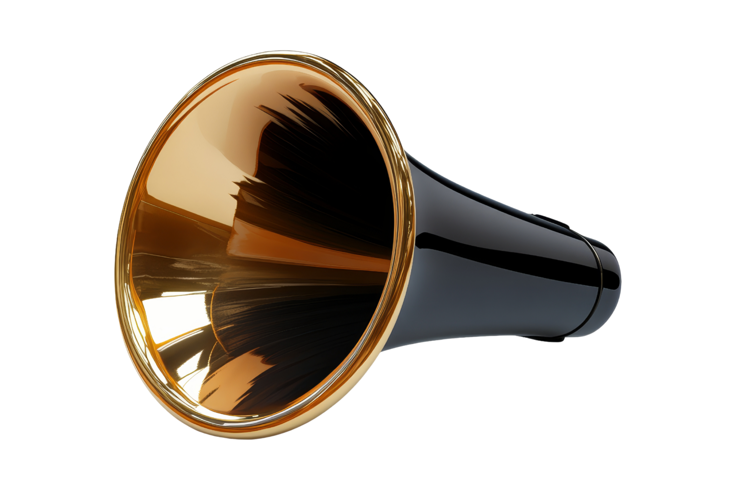 Amplifying messages isolated megaphone symbol on for marketing and communication purposes png