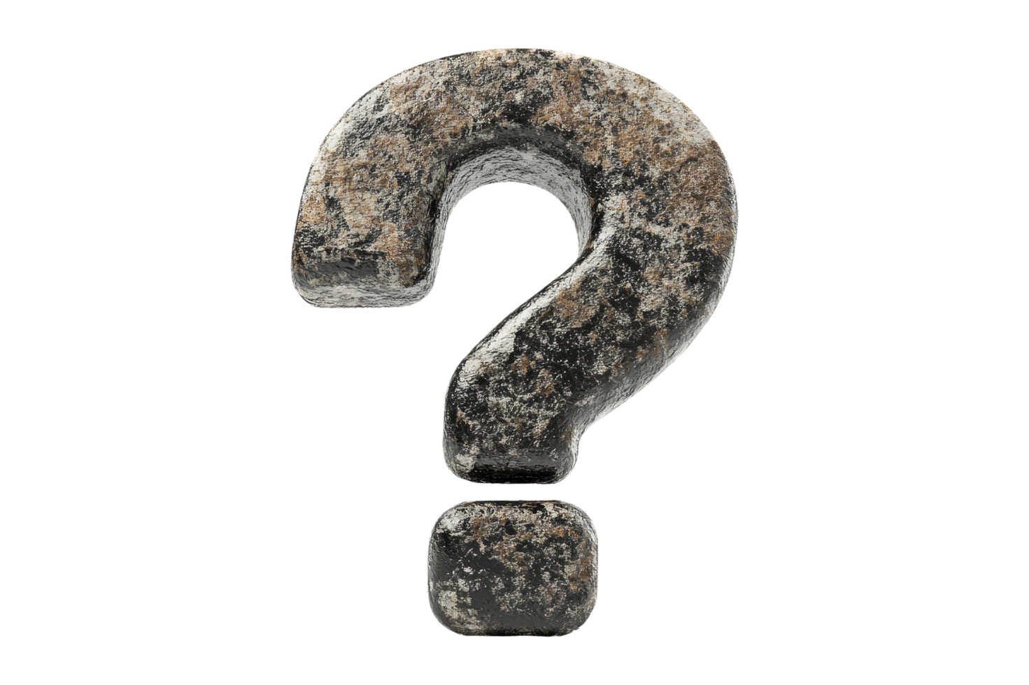 Isolated question mark symbol on for creative use graphic design minimalist style png