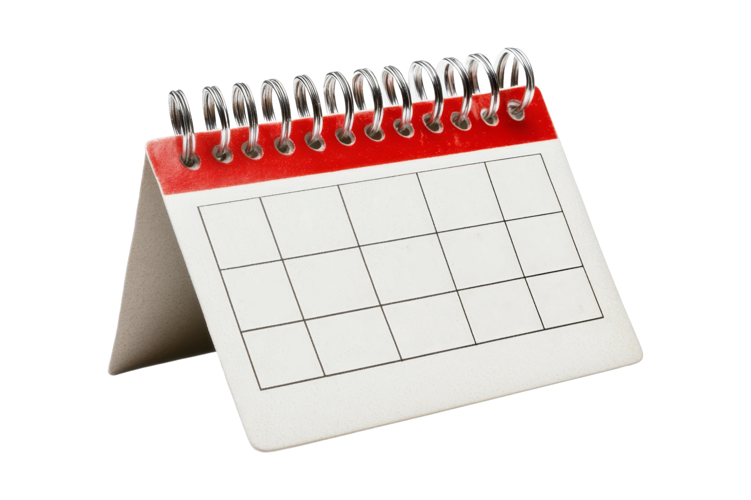 Organizing your schedule a blank calendar on a desk minimalist workspace focused planning png