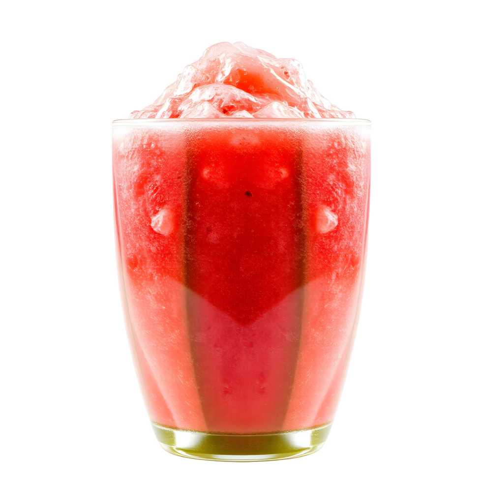 A glass of watermelon juice on a black background png