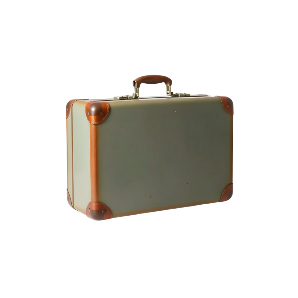 A vintage suitcase on a black background png