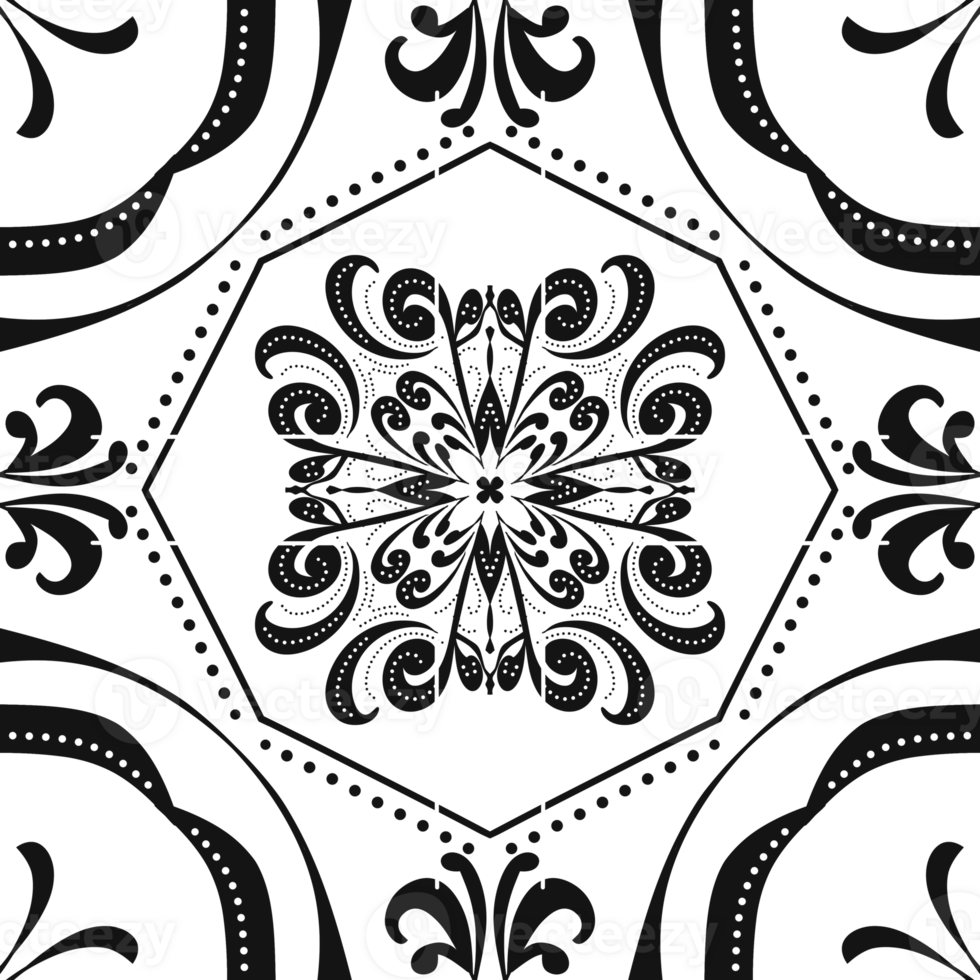 Seamless pattern, batik design png