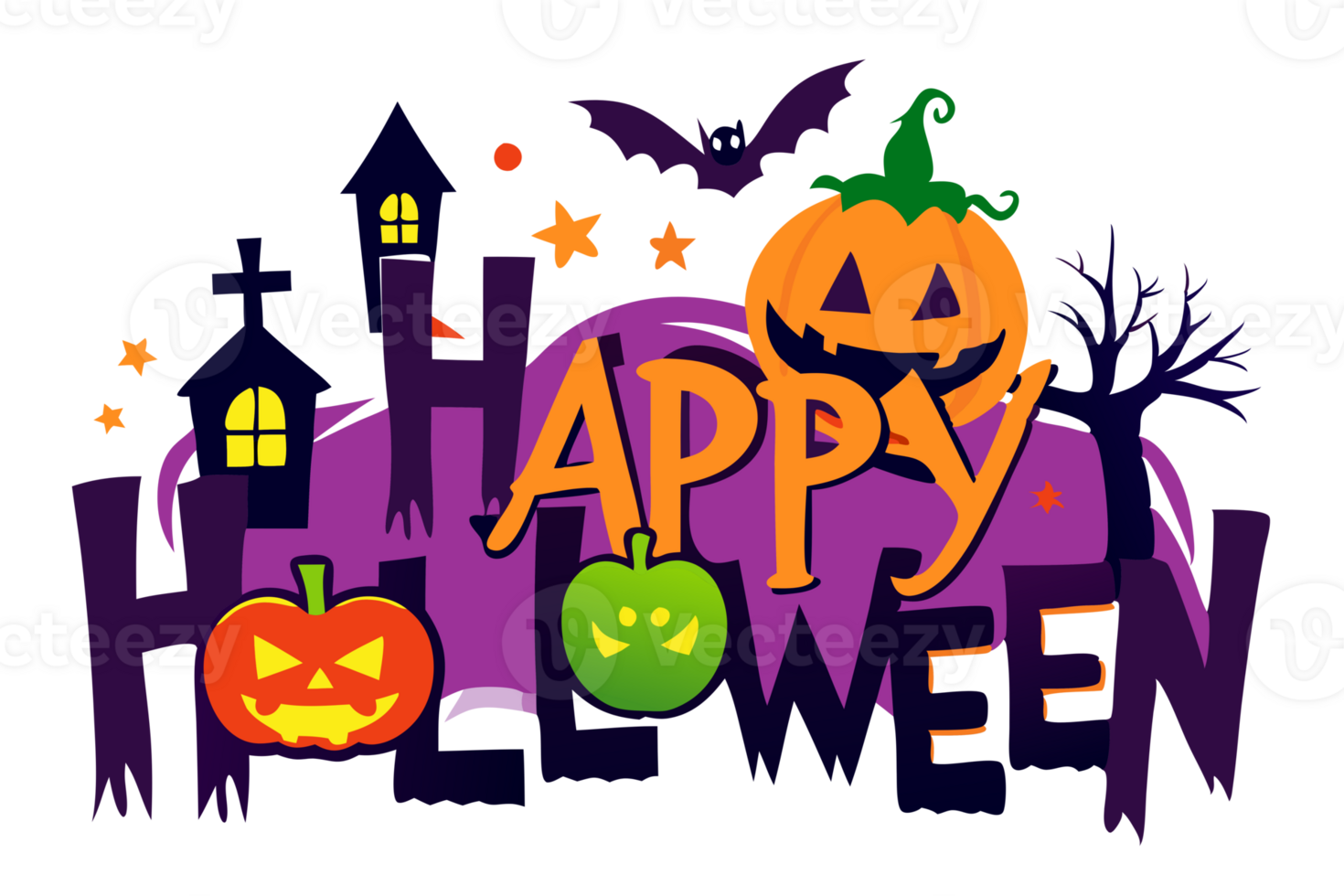 Joyous Halloween Theme Featuring Pumpkins png