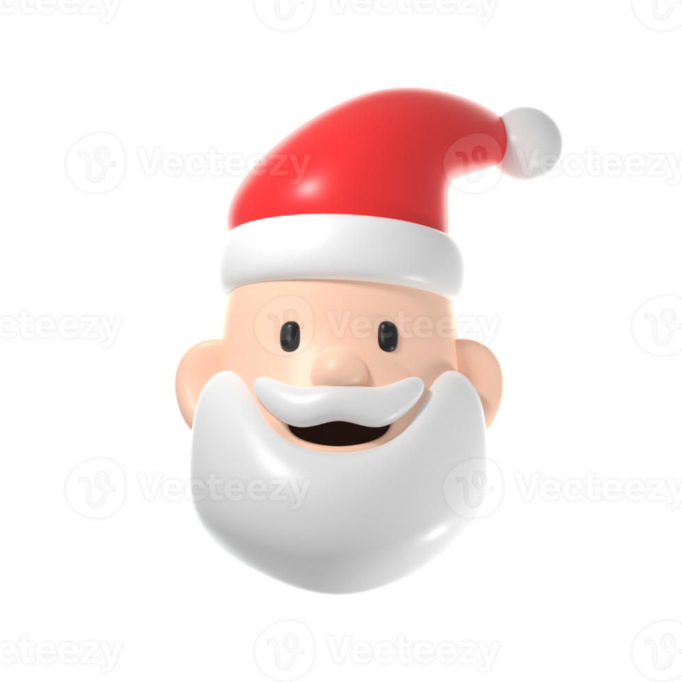 Santa Claus 3D Icon png