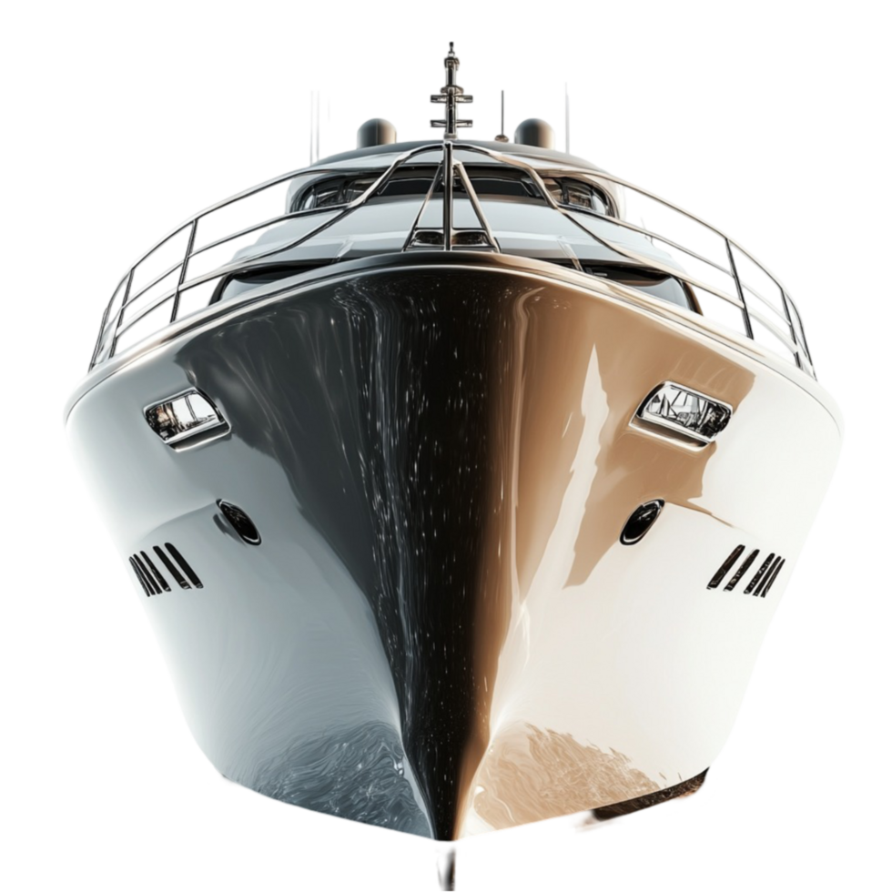 Simple Boat Rendering on White Background png
