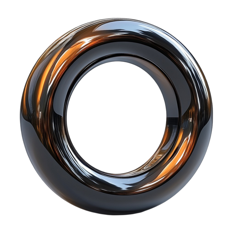 Circular Ice Shape on Transparent Background png
