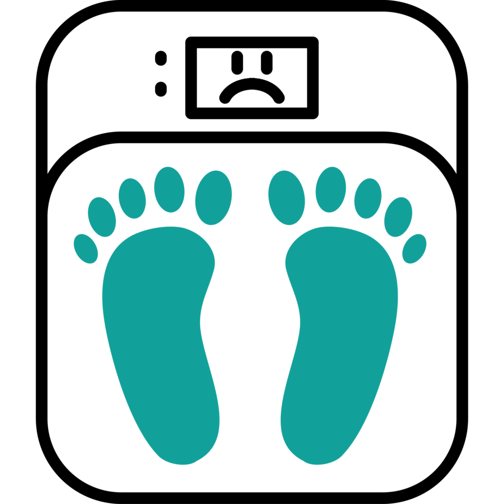 anorexia icon of weight scale png