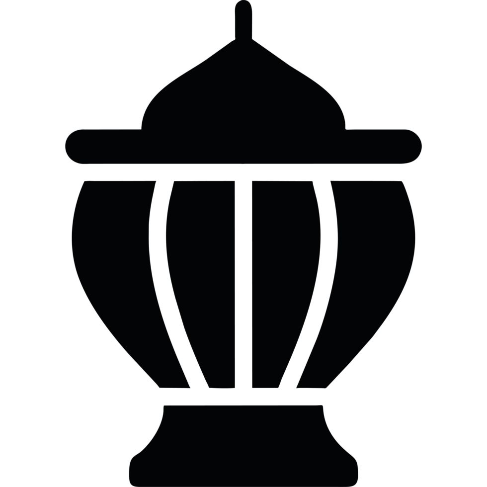 A black and white image of a lantern png