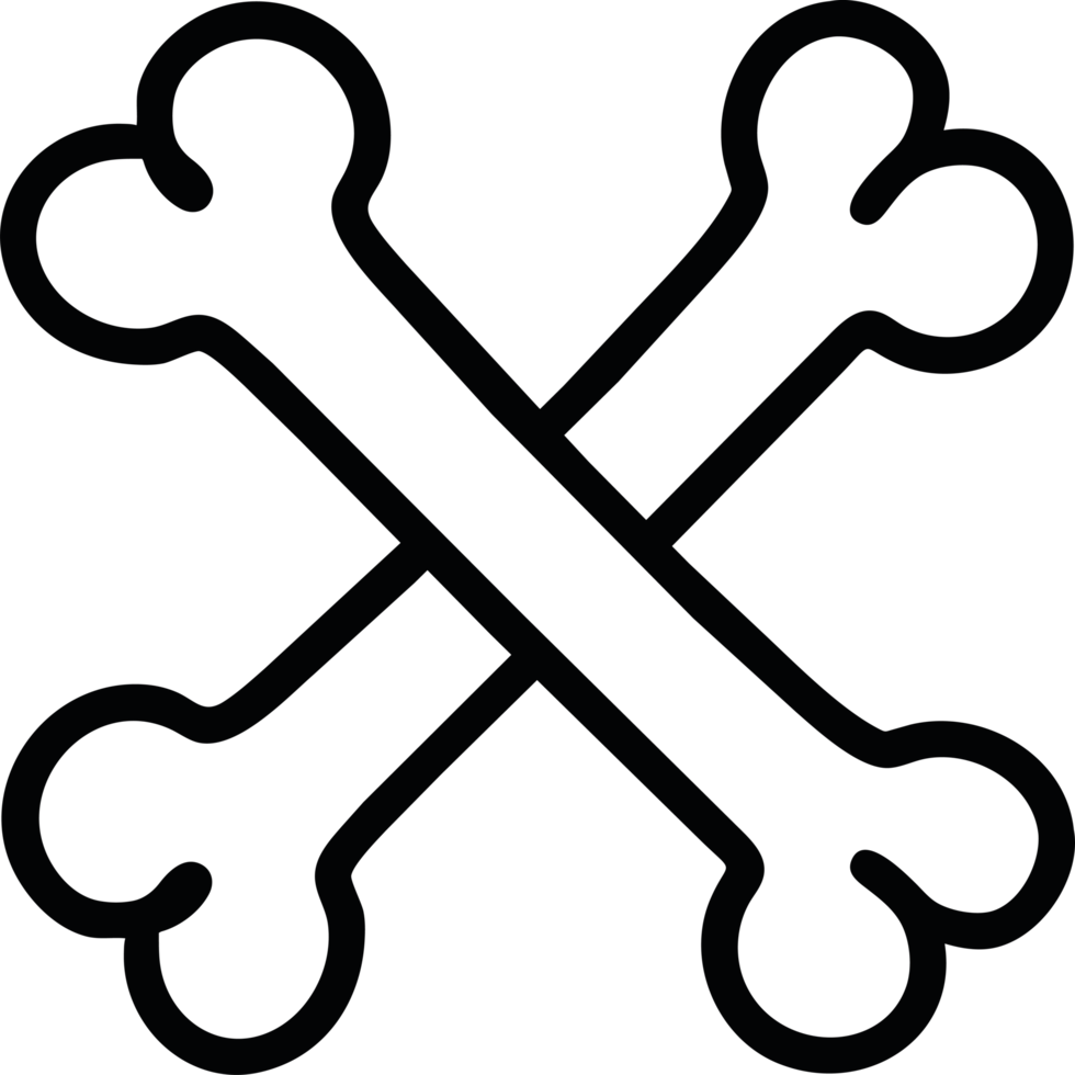crossbone icon illustration png