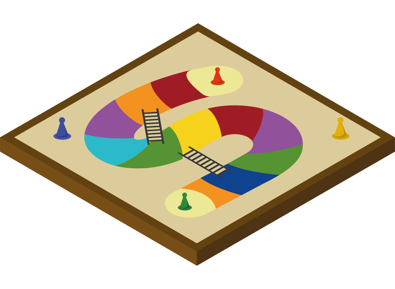 game board ladders and snake png