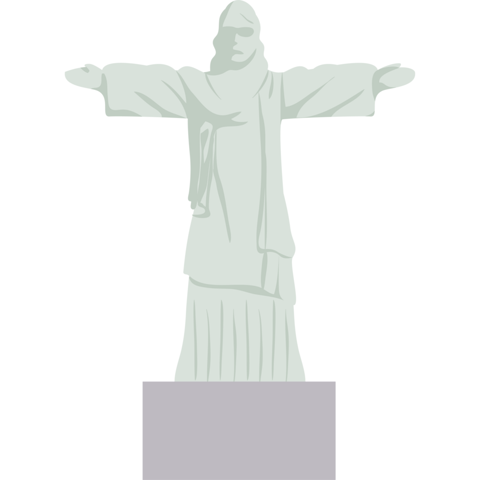 Christ the redeemer statue png