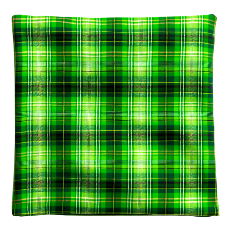 Green and Black Plaid Pattern Fabric Texture for Design Projects png