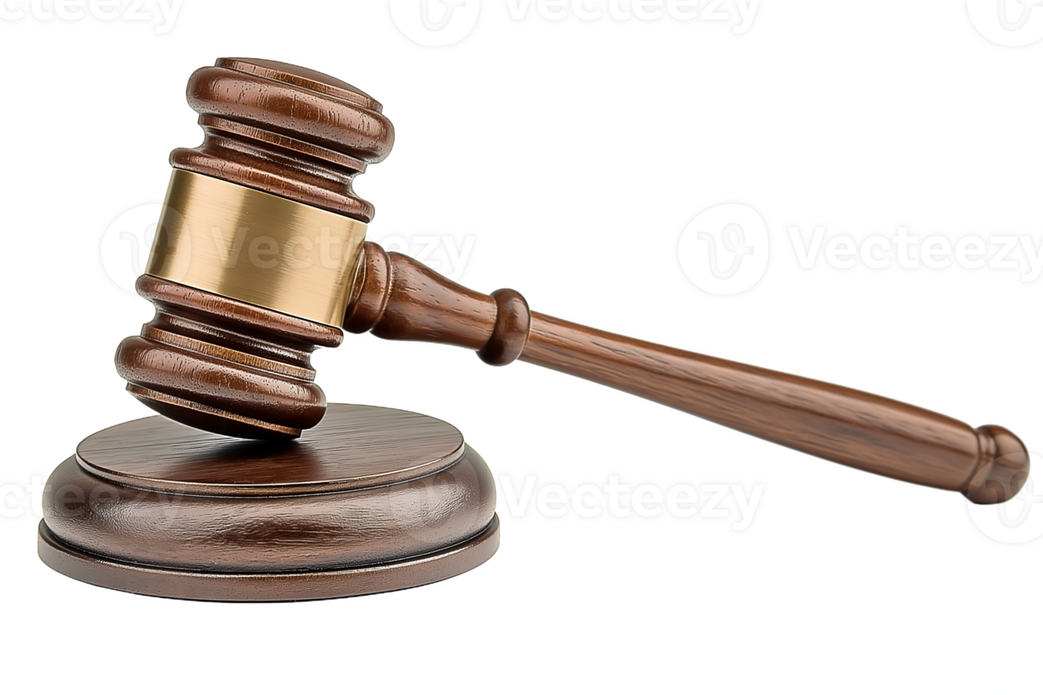 Gavel Judge s Hammer Auction Law Justice Court Wooden Brown Gold Symbol Authority Power Decision png