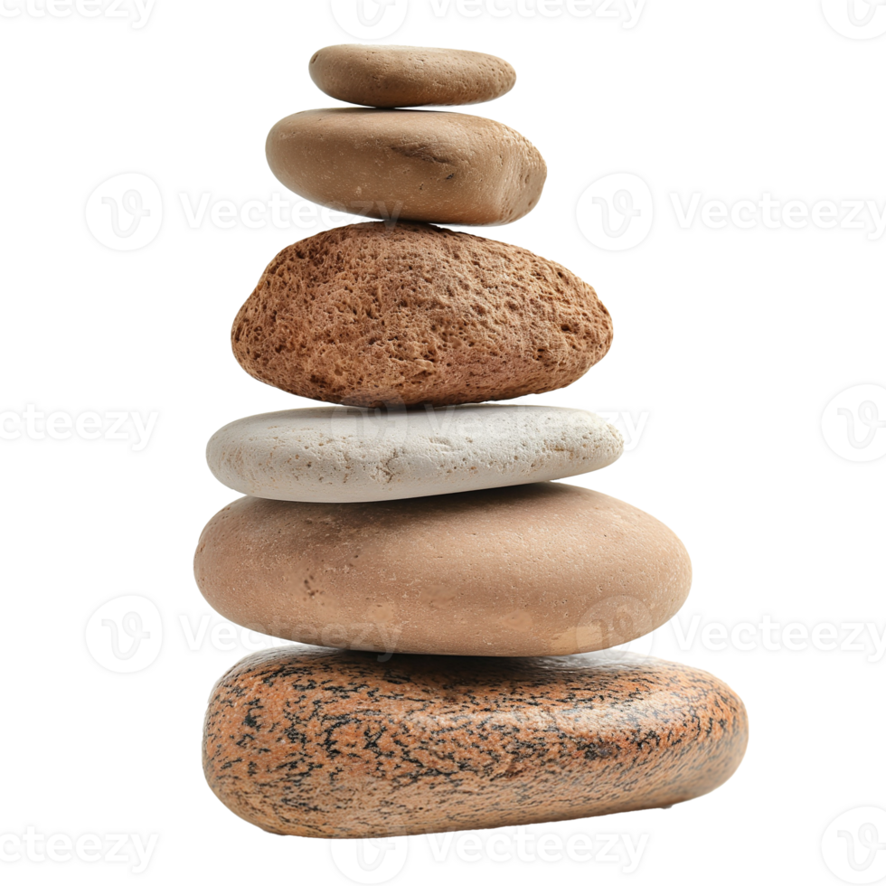 Stacked Stones Zen Rocks Balance Spa Meditation Serenity Nature Pebble Stone Wellness Calm png