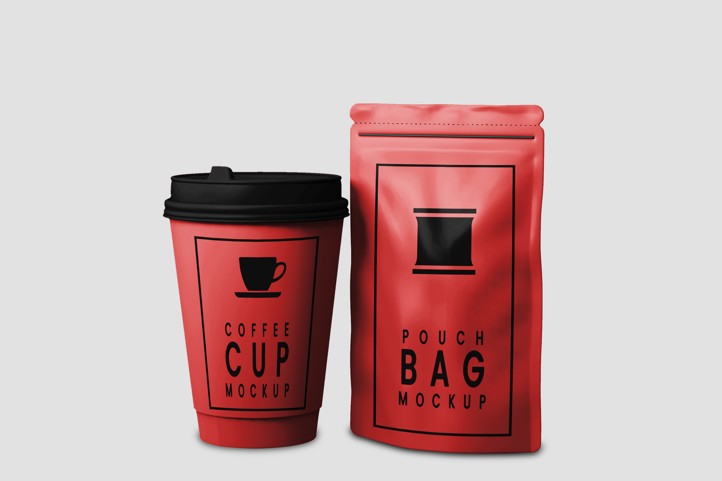 Pouch Cup Mockup psd