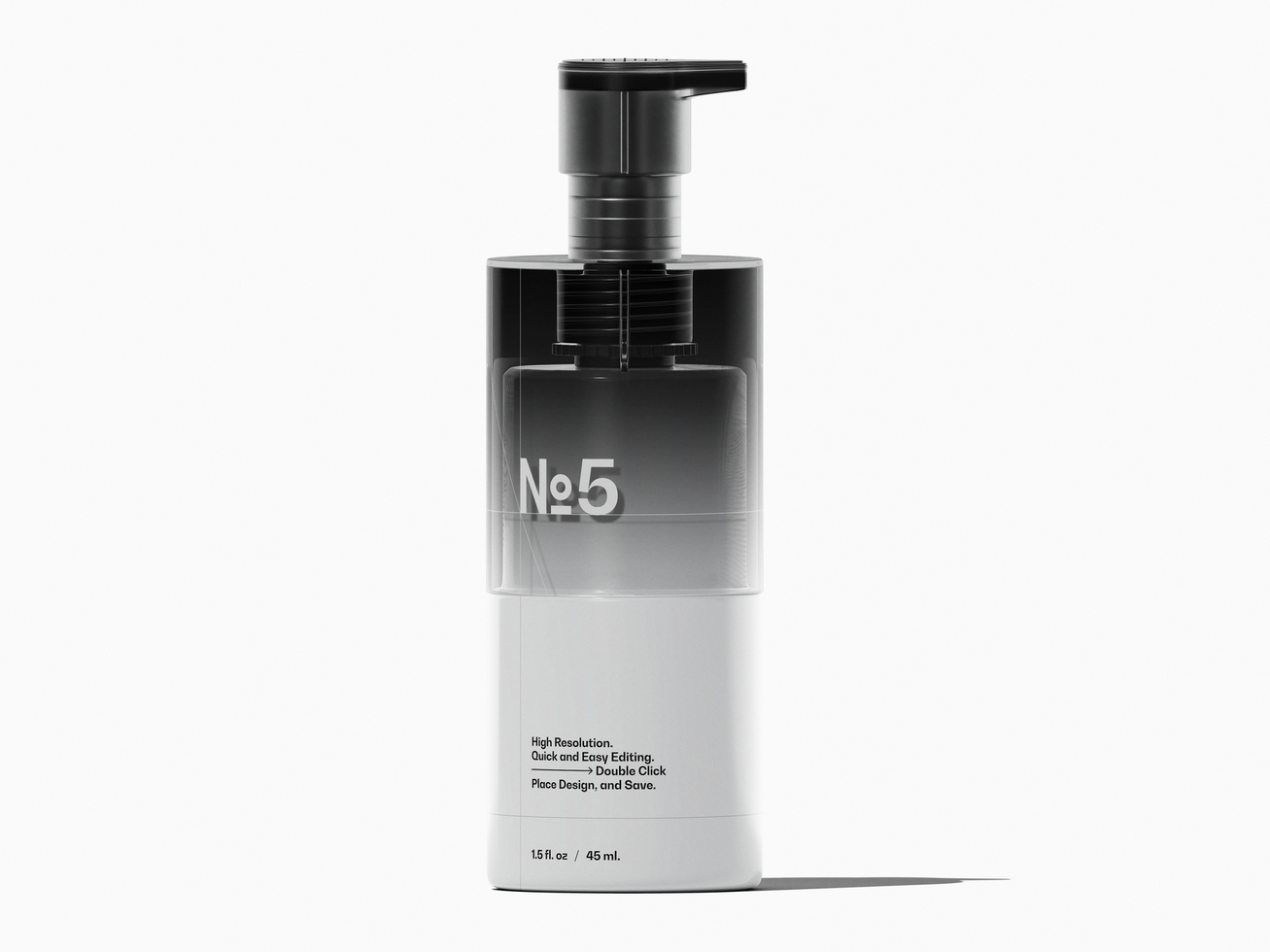 Dispenser Bottle Mockup psd