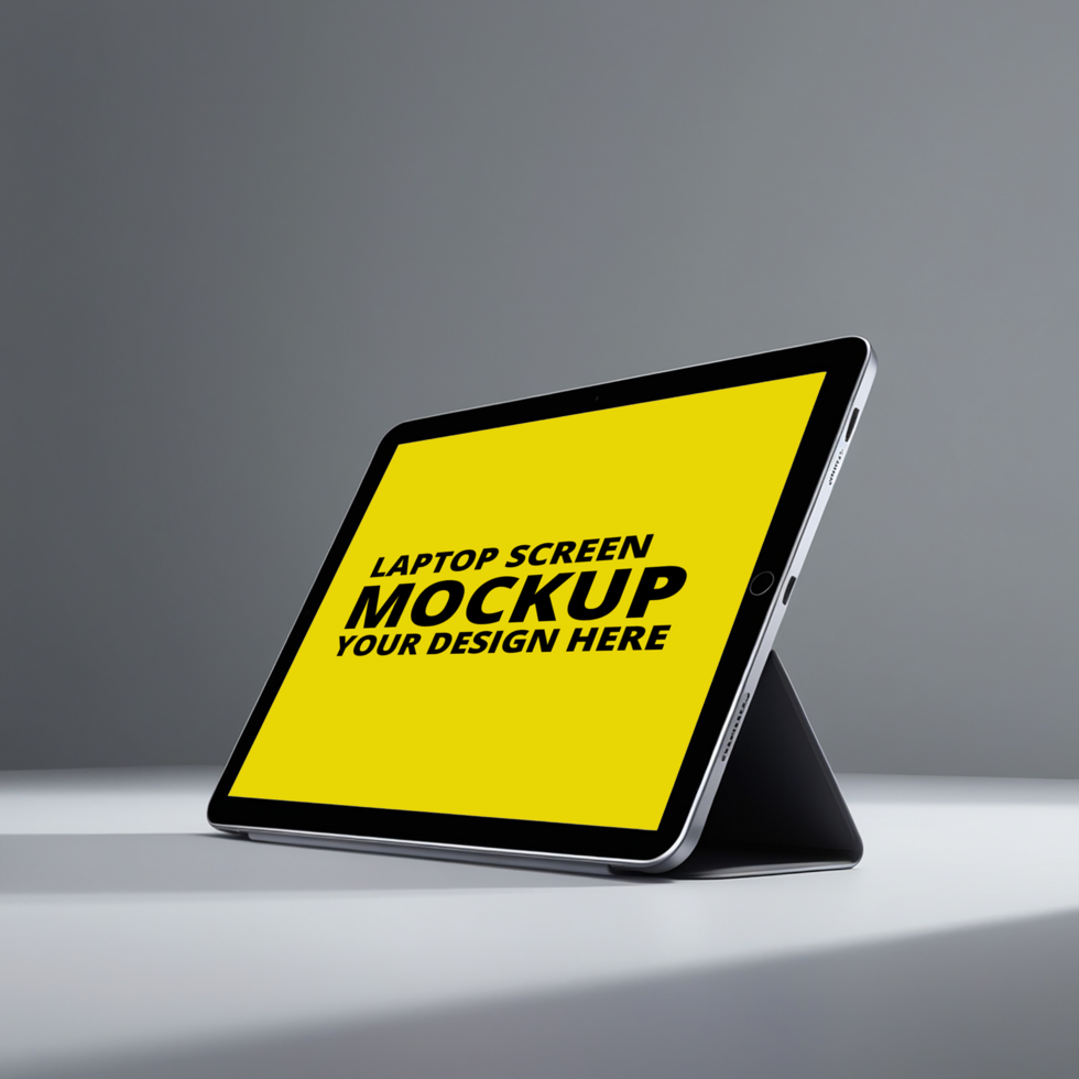 Realistic tablet mockup with blank screen. tablet mock psd