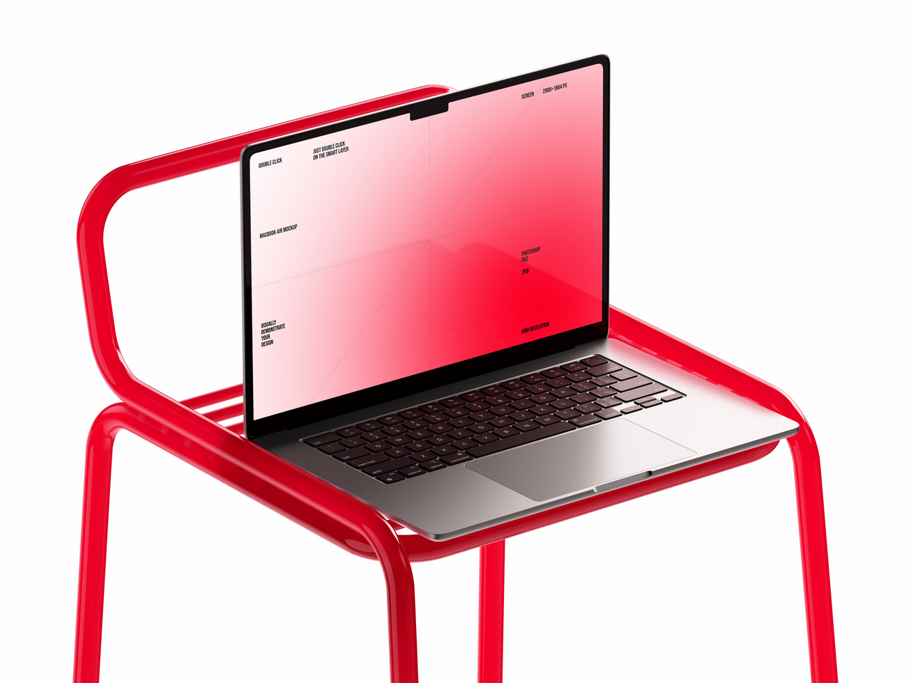 Laptop Display Mockup psd