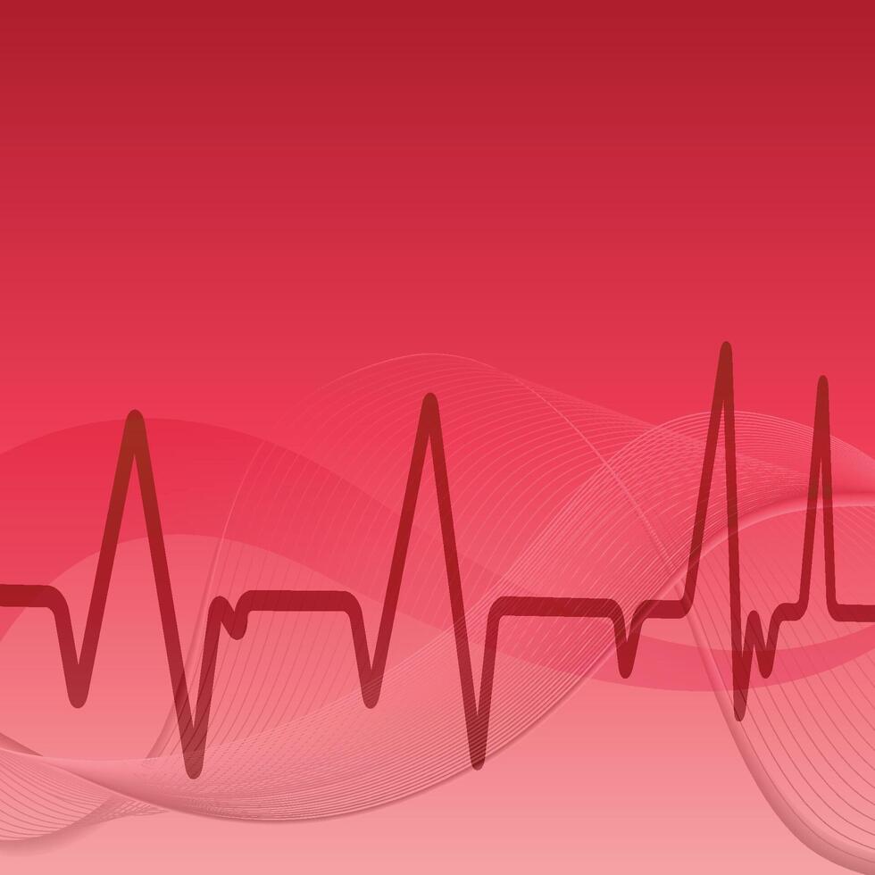 Heartbeats image background vector