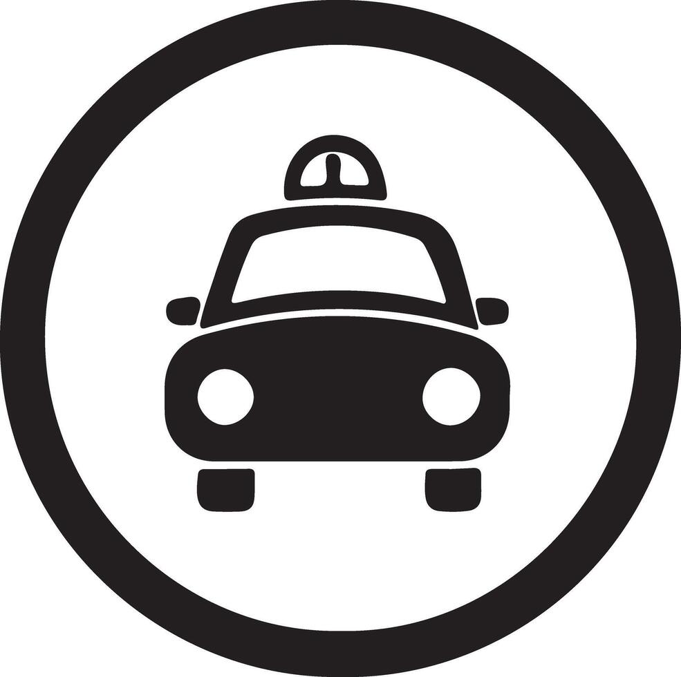 Car icon and logo silhouette art illustration design vector