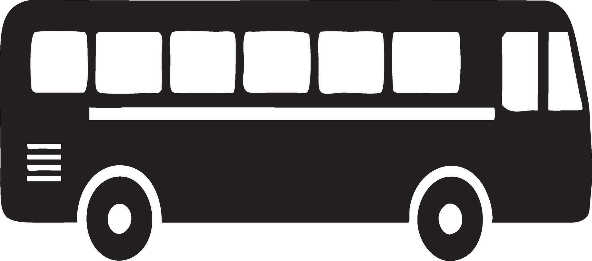 bus icon on white background illustration vector