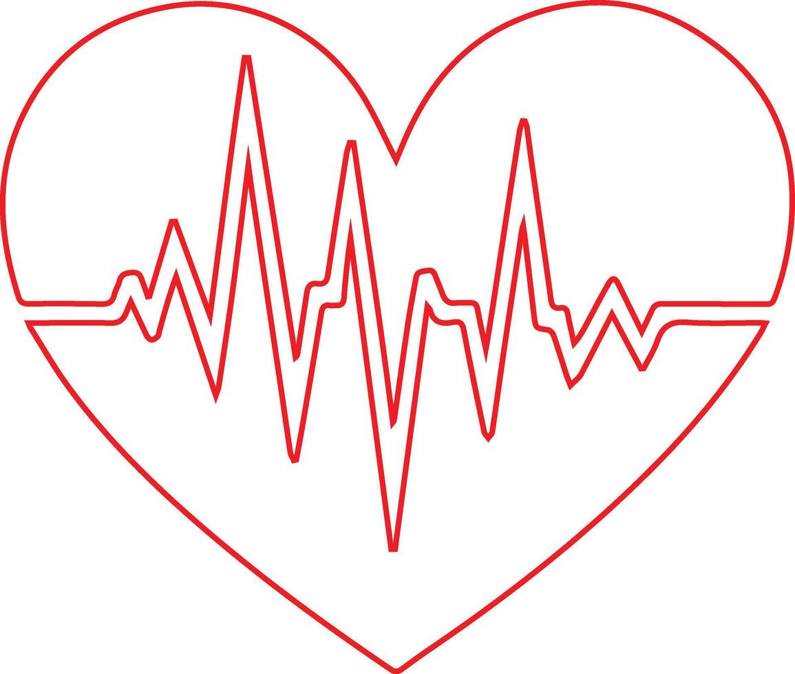 Heart Pulse Icon The Meaning and Significance Explained vector
