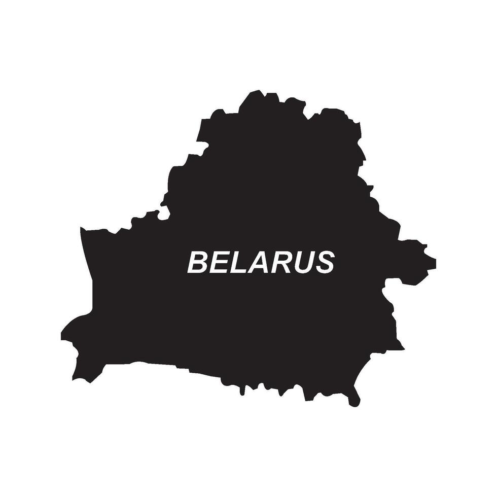 Map of Belarus icon design vector