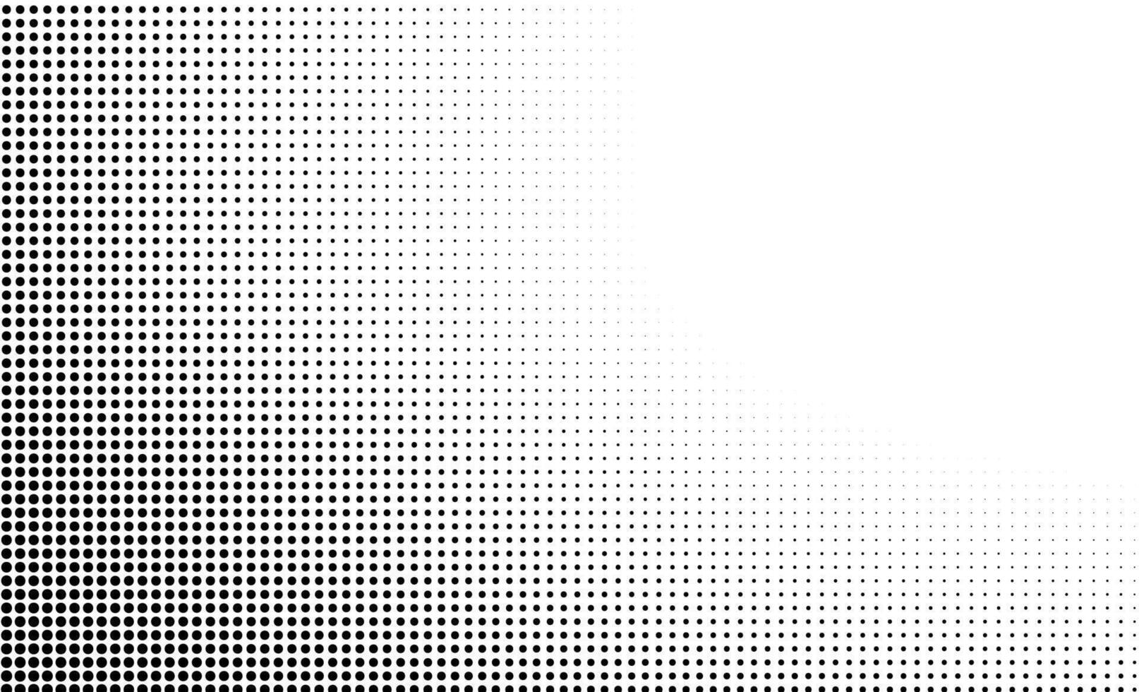 Monochrome halftone pattern with a gradient transition and clean minimalistic design. vector