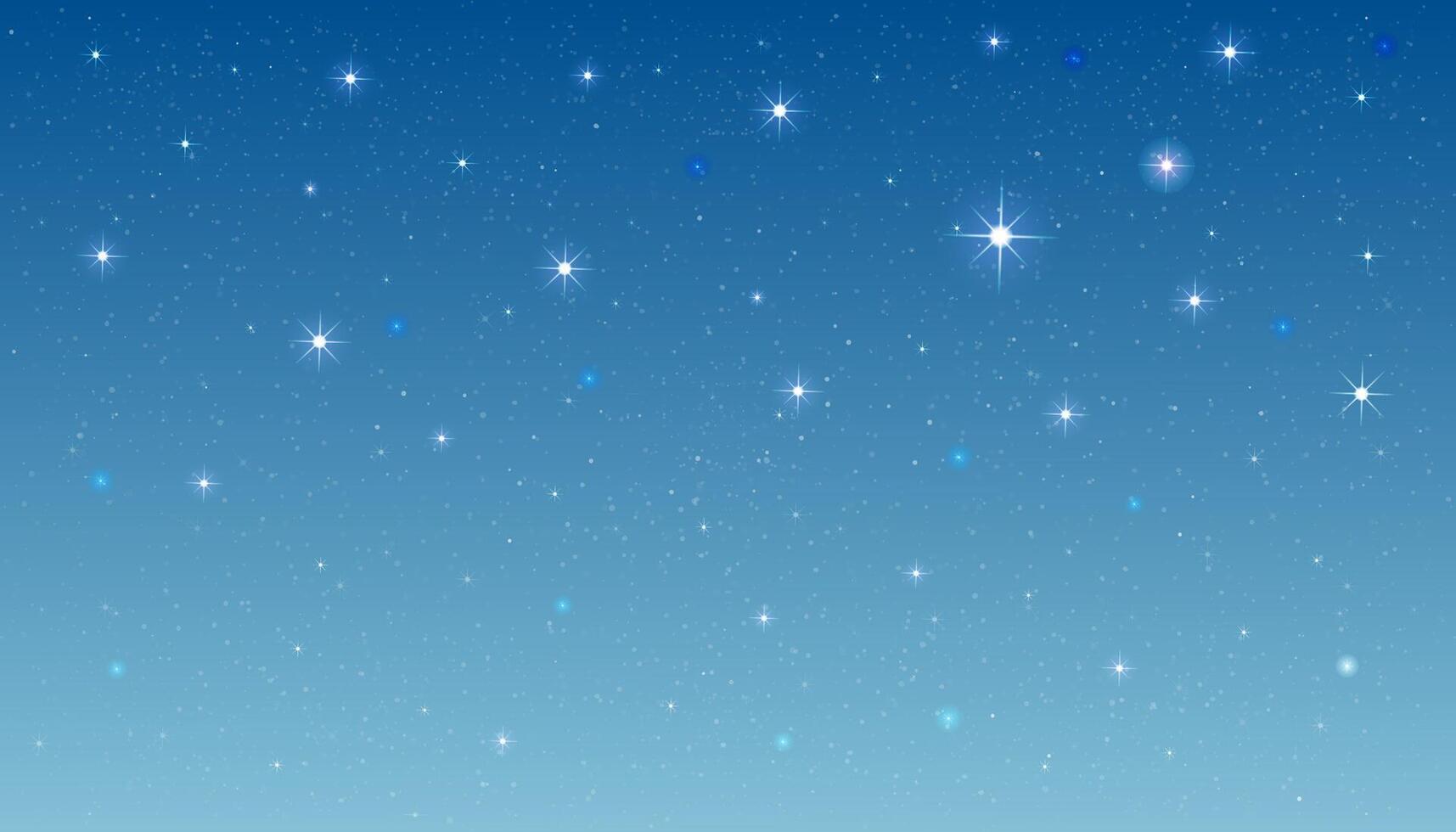 Space Night Sky with Star Background,Dark Blue Sky and Starry Universe Galaxy Outer,Cloud with Nebula in Winter Night,Nature Stardust field in deep universe, Milky way galaxy vector